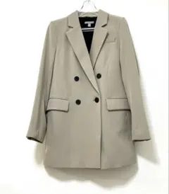 H & M ★ベージュ ★ ダブルブレスト テーラードジャケット★ベージュ
