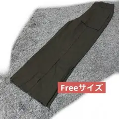 ブラック　ワイドパンツ　スリット　フリンジ裾