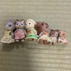 シルバニアファミリー 人形6体セット