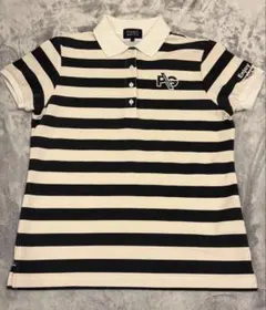 PEARLY GATES パーリーゲイツ　ストライプポロシャツ 1