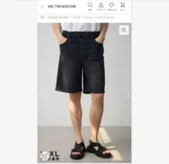 AZUL by moussyデニムショートパンツ　2つセット