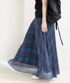 【ベイクルーズ】期間限定！シンプリシテェ シアーランダムプリーツスカートのサムネイル