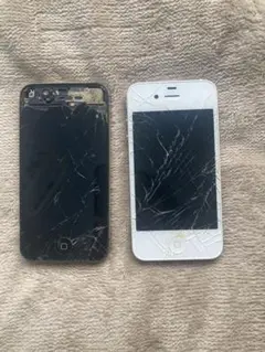 iPhone 4 / 4S 2台セット ジャンク アクティベーションロック解除済