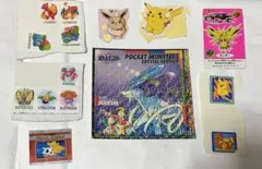 【当時物】　希少品　まとめ　コロコロコミック付録　ステッカーシール ポケモン