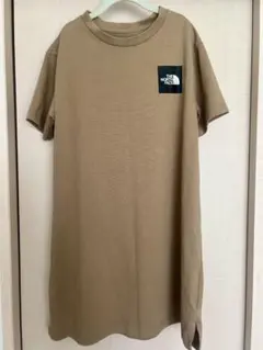 THE NORTH FACE ベージュ Tシャツワンピース 半袖　140