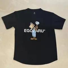 EGOZARU バスケットボール ウェア 半袖 服 練習着 ブラック 黒 M