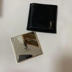 【美品】イヴ・サンローラン ミラー　コンパクトミラー　鏡　持ち運び用　ハイブラ