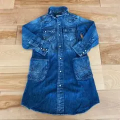 DENIM&DUNGAREE デニム&ダンガリー デニムワンピース／120cm