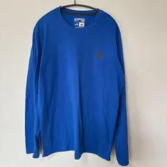 アディダス 長袖Tシャツ ブルー L ULTIMATE TEE 吸汗速乾