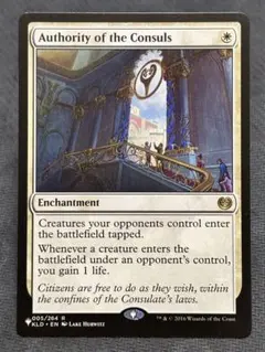 領事の権限　Authority of the Consuls