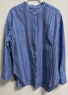 ⭐︎green label relaxingバンドカラーストライプシャツ⭐︎