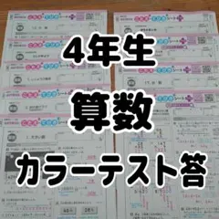 4年生 算数 テスト 答え ぶんけい 9枚のサムネイル