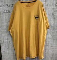 NAUTICA　ノーティカ　刺繍　半袖　Tシャツ　黄色　XXXL ビッグサイズ