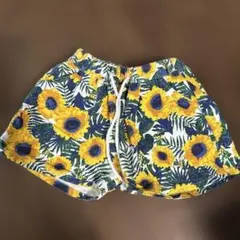 ボトムス　花柄　ひまわり　ショーパン　半ズボン　夏　向日葵　ヒマワリ　可愛い♪