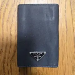 PRADA ブラック ナイロン キーケース