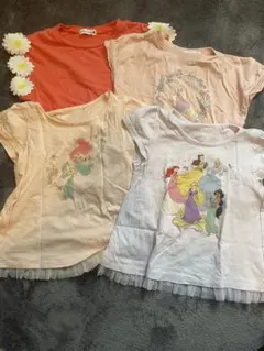 ディズニープリンセス Tシャツ 4枚セット
