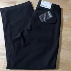UNIQLO ジャージーバレルレッグパンツ ブラック M