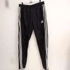 adidas 3本ライン トラックパンツ 黒　２XOサイズ