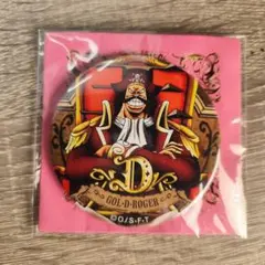 ゴール・D・ロジャー ワンピース 輩～YAKARA～缶バッジ PINK＆GOLD