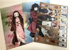 鬼滅の刃 くら寿司クリアファイル　ビッくらポン缶バッジ