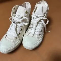 コンバース オールスター ゴールドパッチ HI ホワイト