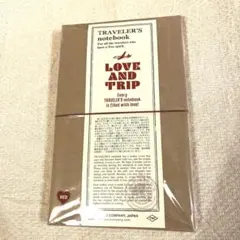 【未開封】トラベラーズノート　レギュラーサイズ　LOVE AND TRIP