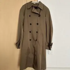 【美品】icb トレンチコート ライナー付き 9号 カーキ ブラウン