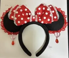 ディズニー ミニー カチューシャ ドット 制服セット - メルカリ