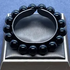 ⬛︎ モリオン ブレスレット 約12㎜ 天然石 【お守り　邪気払い】