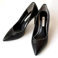 Diana ダイアナ ポインテッドトゥ パンプス 23.5cm ブラック 黒