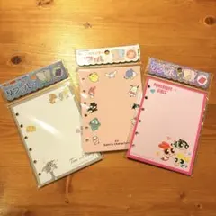 トムとジェリー　サンリオ　パワーパフ　シールリフィル（各6枚ずつ18枚）