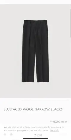 AURALEE ウールスラックス AURALEE[オーラリー] Light Wool Max Gabardine Two-Tuck Slacks