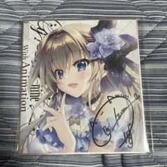 9 nine コンサート 色紙 九條都 9-nine- シンフォニックコンサート2 九條都 ミニ色紙