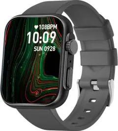 スマートウォッチ iPhone対応AI音声アシスタント追加通話機能 1.91イン