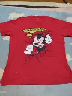 UT ミッキーマウス Tシャツ 赤