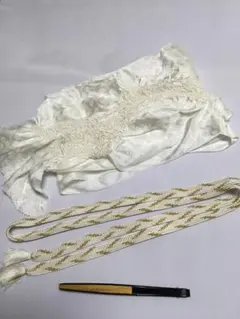 結婚式　礼装(留袖)用　帯締め帯揚げ末広セット　2