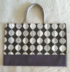 幾何学模様のレッスンバッグ