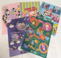 BT21 くら寿司 限定 下敷き 5枚セット 美品 即購入OK コレクター必見