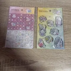 キラキラアニマルタイルシール　キラキラアニマルウォーターシール