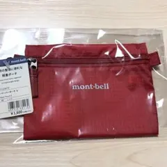 モンベル　ライトペーパーポーチS RED