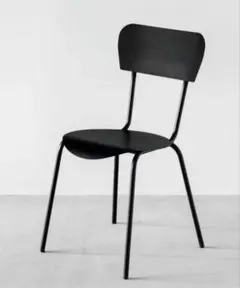 【KANADEMONO】アイアンチェア ブラック 1脚