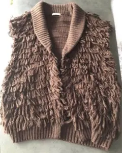 Ungrid フリンジニットベスト