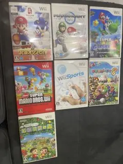Wii ソフト 7本セット マリオシリーズ他