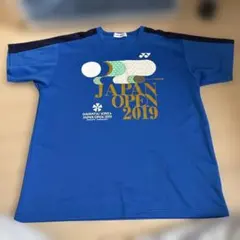 YONEX JAPAN OPEN 2019 シャツ Mサイズ 青