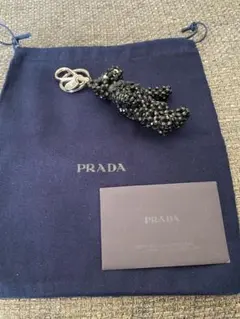 PRADA☆超レア国内正規品テディベアキーホルダー☆チャーム☆新品未使用品
