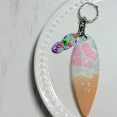 サーフ型 レジン キーホルダー Q-62