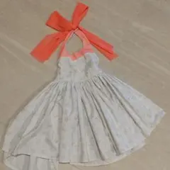 定価4950円 MARL マールマール 花柄エプロンベビーサイズ