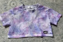 xgirl メッシュ Tシャツ 重ね着 ピンク 紫