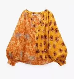 ZARA綿100ブラウスEURサイズS