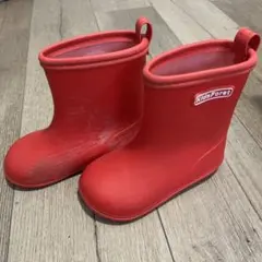 Kids Foret キッズフォーレ レインブーツ レッドのサムネイル